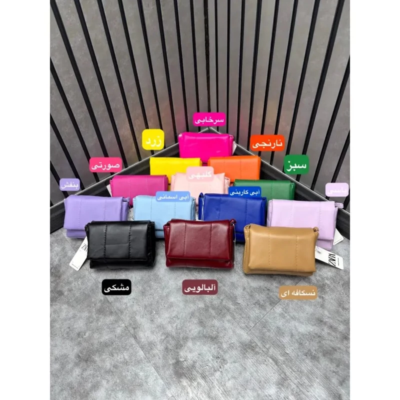 کیف دوشی زنانه و دخترانه مدل زارا ساده وشیک